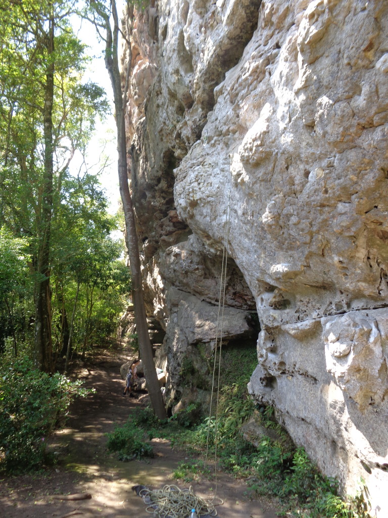 Como só estava nós dois não deu para tirar fotos da escalada