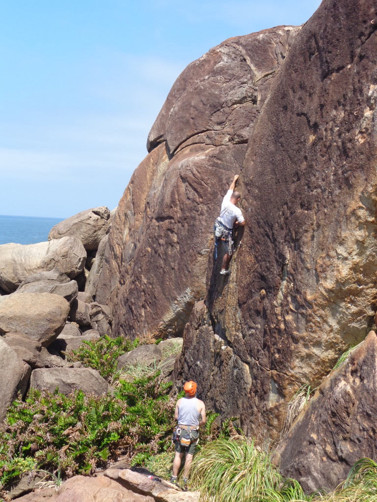Eu e o Otaviano na primeira via do dia