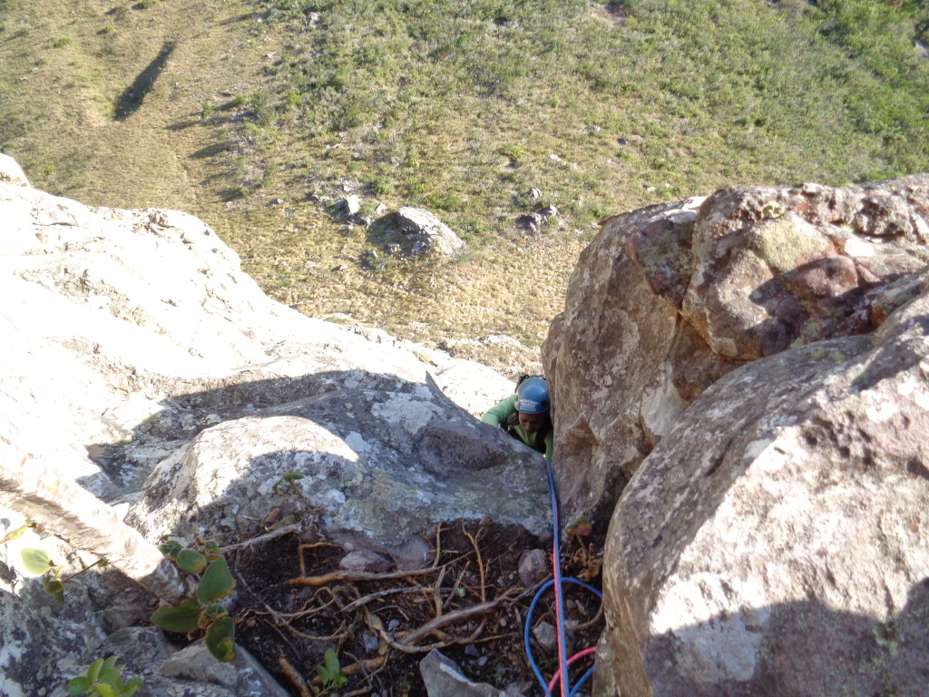 Michelle saindo da chaminé 