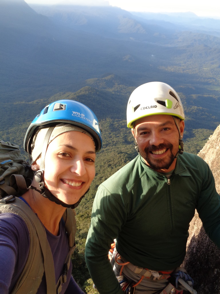 Eu e a Michelle na primeira parada da Maria Buana, visual incrível.