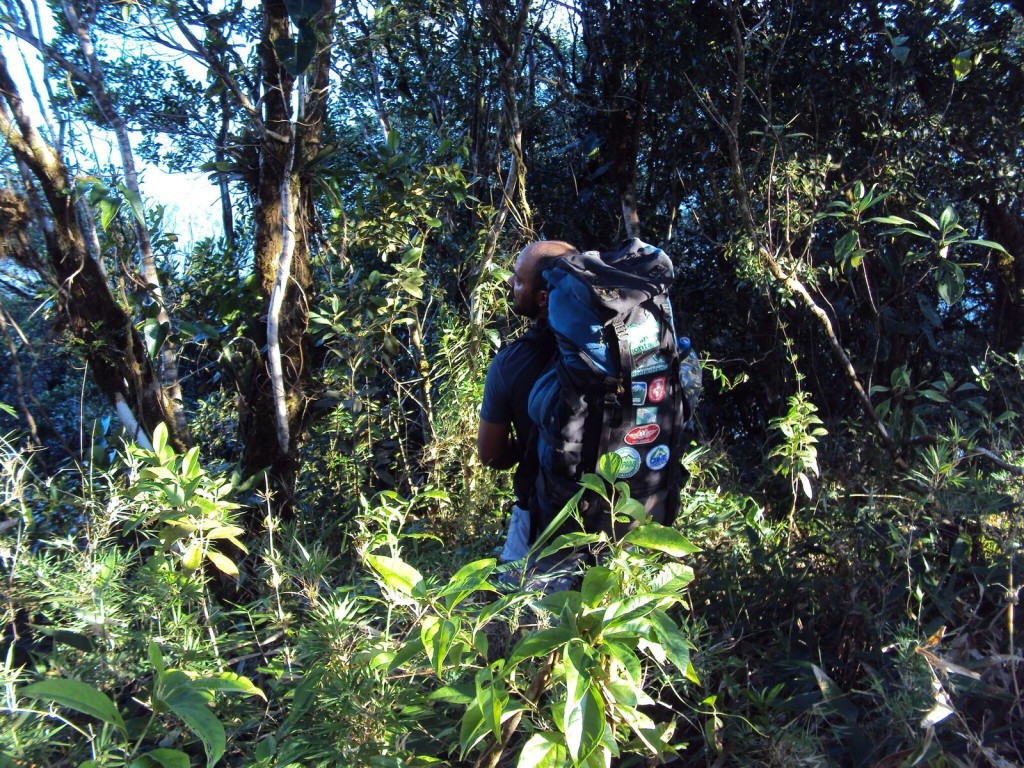 Eu com minha velha mochila cargueira