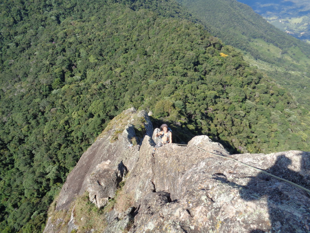 Última enfiada da via