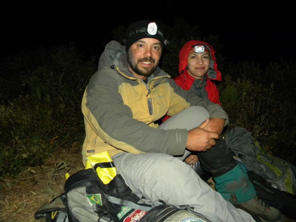 Eu e a Michelle no cume do Ciririca.