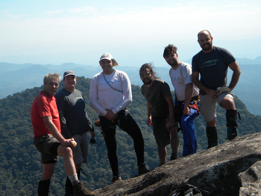 Toda galera, Julio Fiori, Juliano, Alisson, Jorge Soto, Jean e Natan