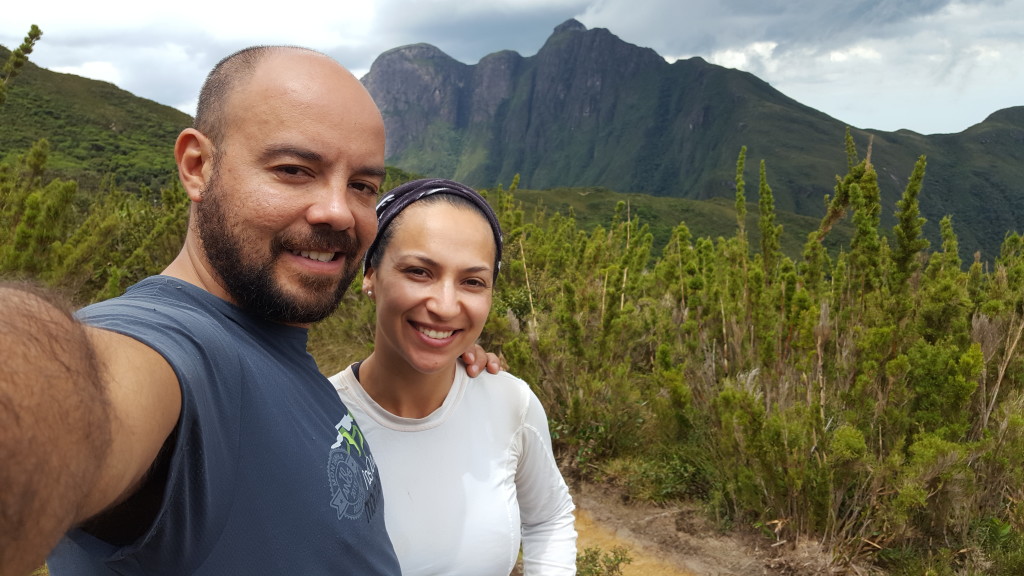 Eu e a Michelle na primeira janela do PP.