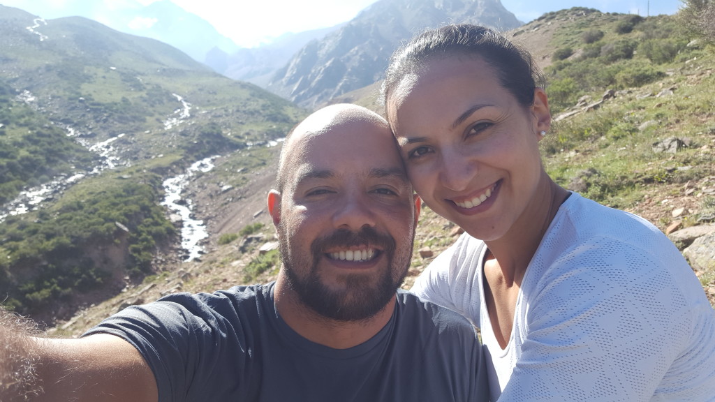 Eu, Michelle e as montanhas.