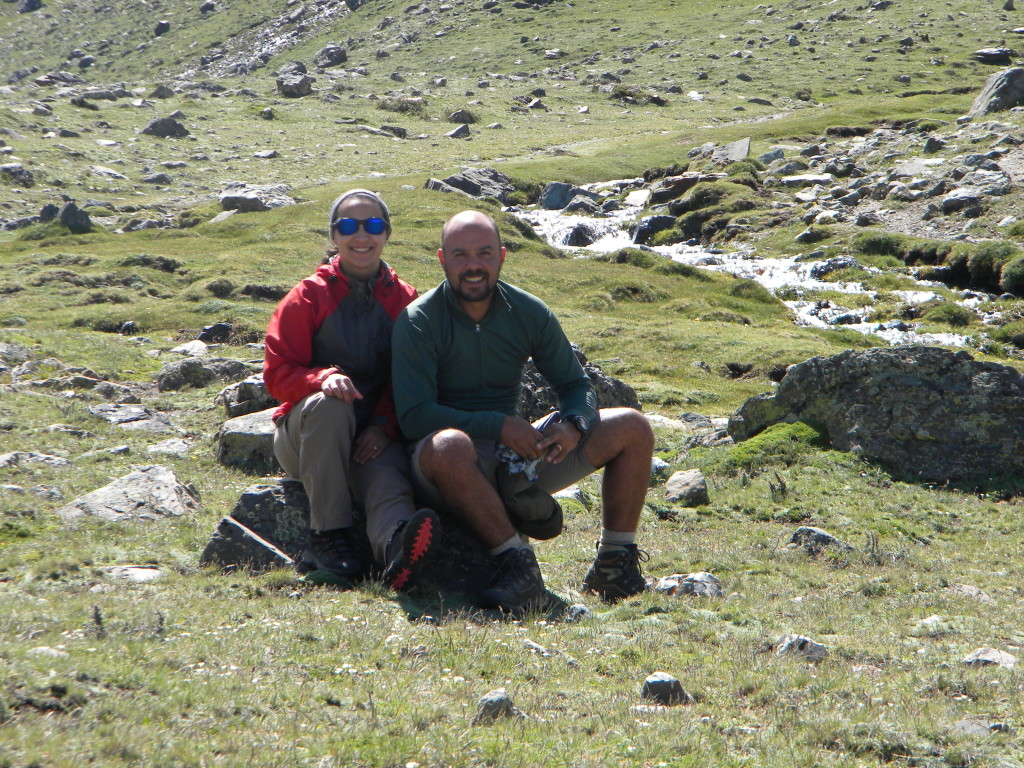 Eu e a Michelle de bobeira o dia todo.