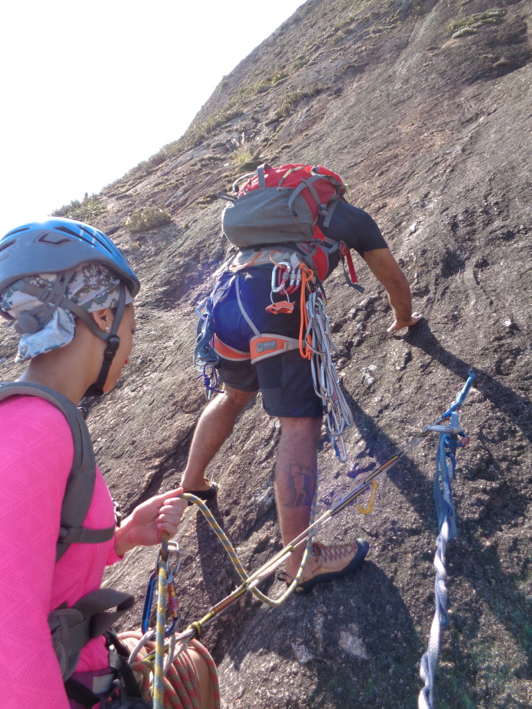 Michelle na segurança.