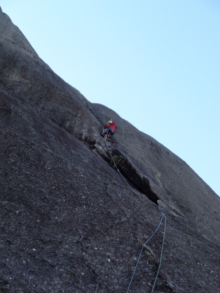 Segunda enfiada, a partir desse ponto começa as canaletas.
