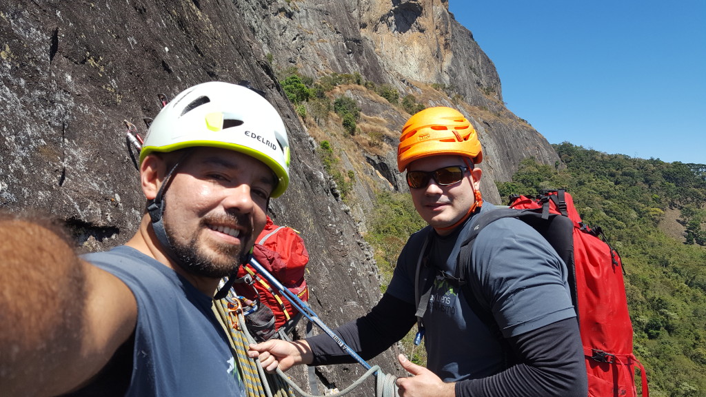 Eu e o Juliano na P1 da via