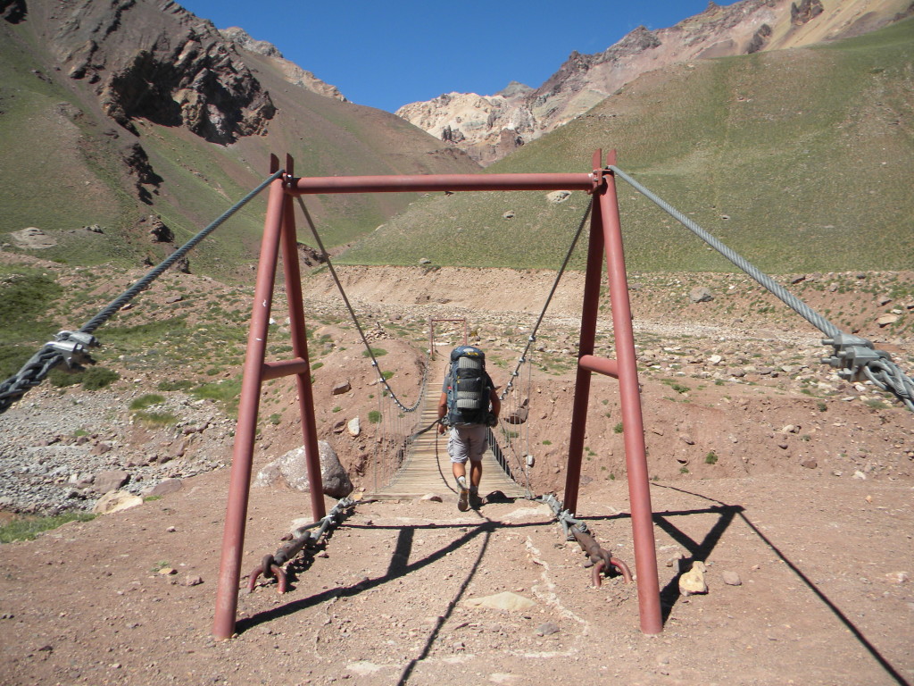 Trilha até Confluência sempre bem marcada.