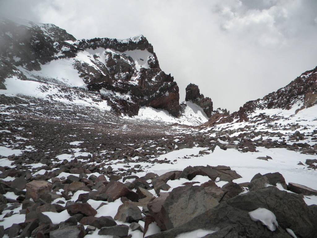 Canaleta vista de cima.