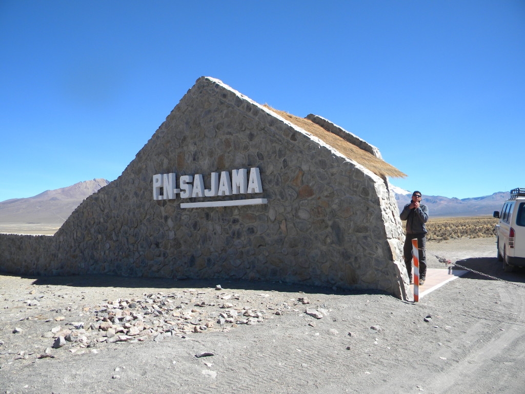 Entrada do Parque Sajama.