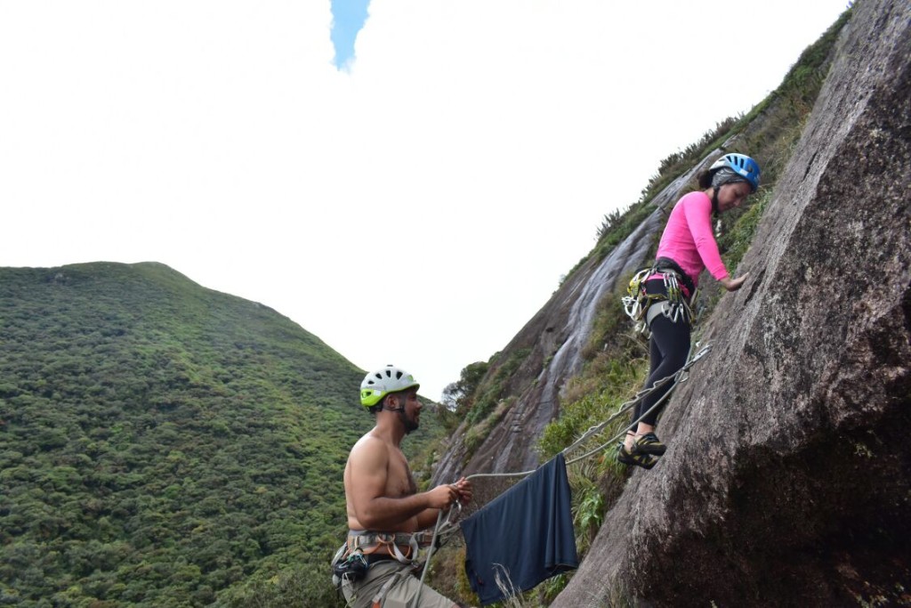 Michelle no inicio da via 10 anos.