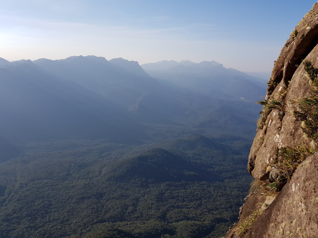 Visual fantástico do final da escalada