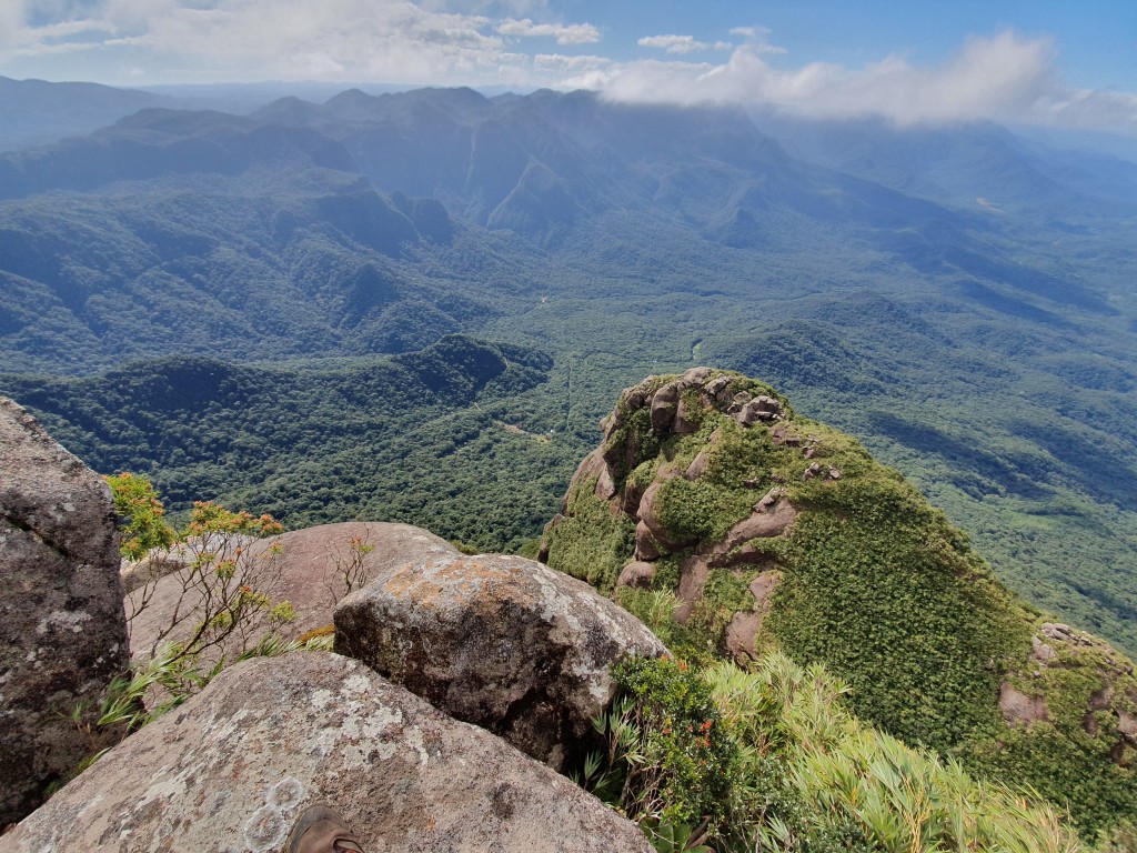Na ponta da Torre dos Sinos, melhor lugar para ficar.