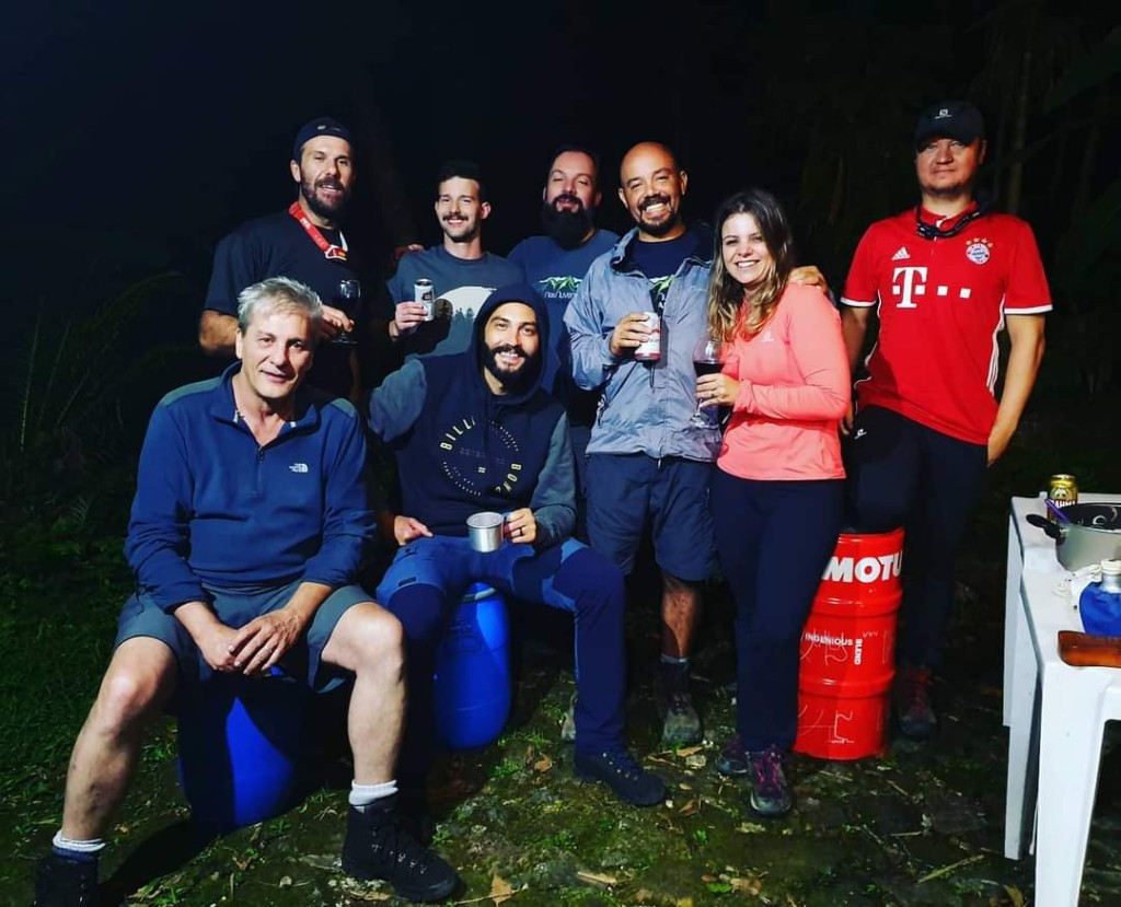 Galera na fundação do CUME - Clube União Marumbinismo e Escalada